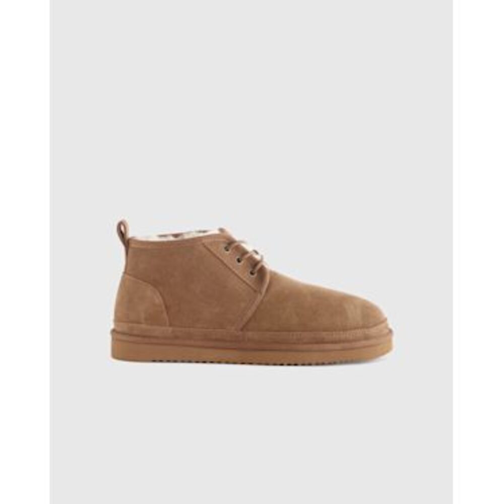 NWOT Quince Australian Shearling Chukka Booties in Pecan Size 11 - Picture 1 of 3